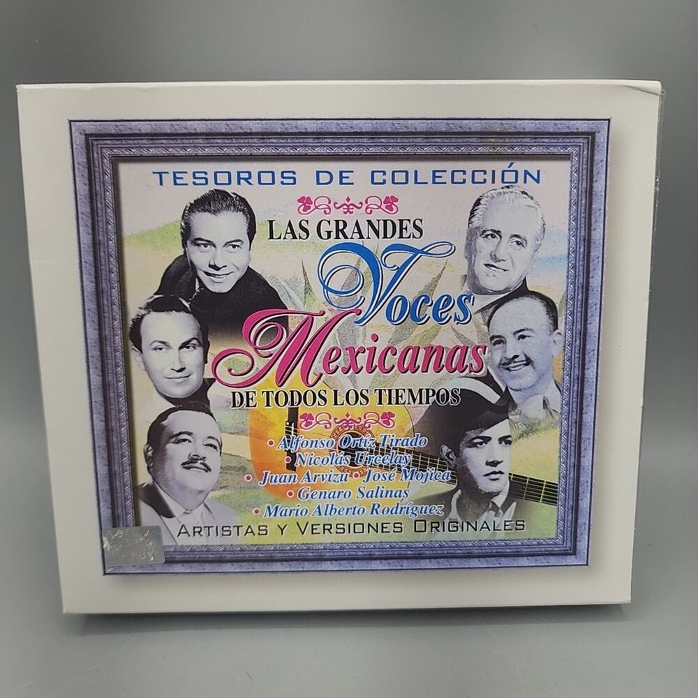 Tesoros De Coleccion Las Grandes Voces Mexicanas De Todos Los Tiempos 3 CDs